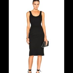 L AGENCE Roxanne Dress Black Scoop Neck Tank XS NWT NEW Reg $350